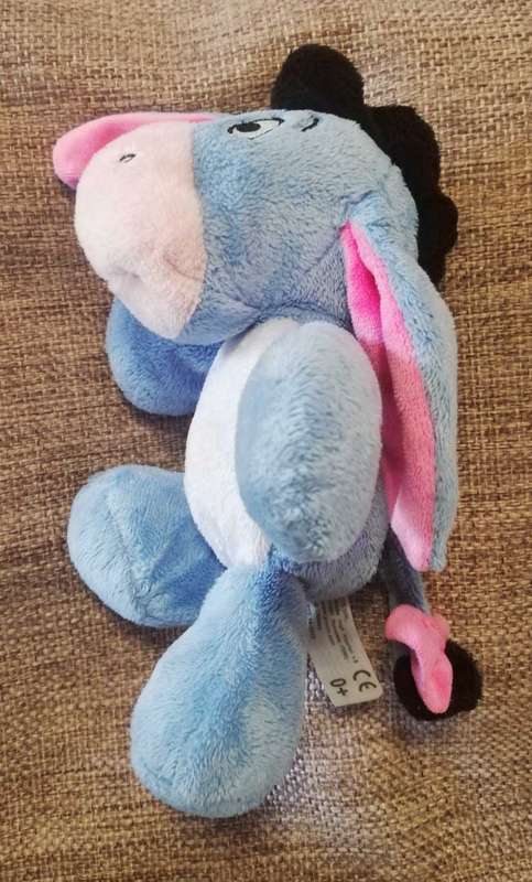 Disney`s Eeyore! Baby's own little soft plush toy. 12cm.