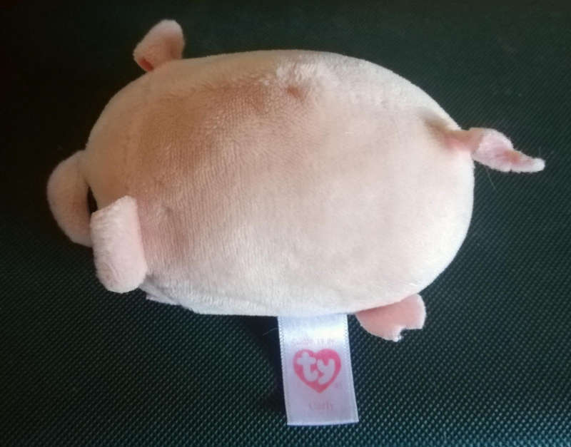 Curly from the TY Beanie Baby Boos - Teeny Tys collection. 11cm.