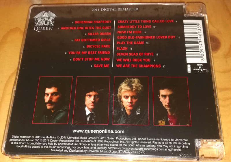 Queen Greatest Hits. Super Jewel Box. 2011. CD.