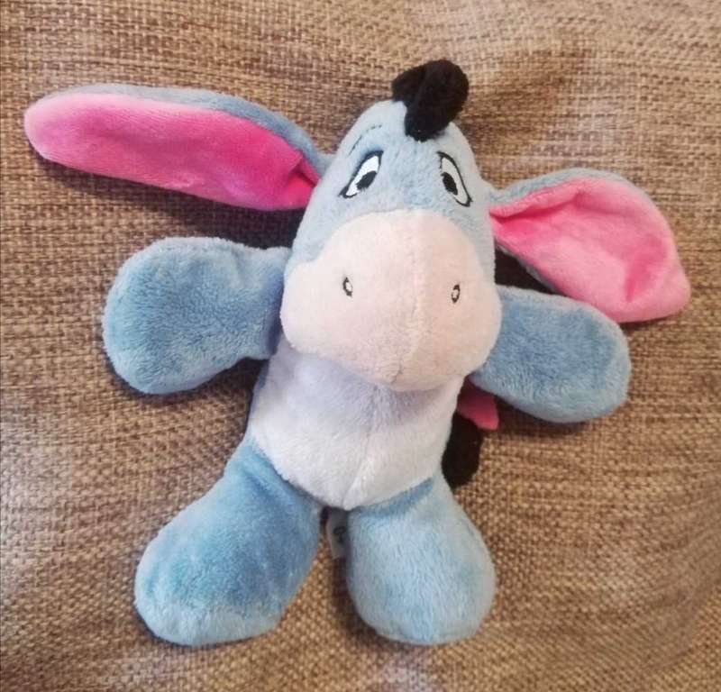 Disney`s Eeyore! Baby's own little soft plush toy. 12cm.