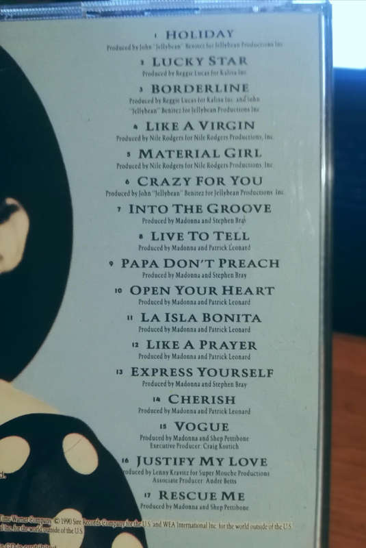 The immaculate collection. Madonna. CD.