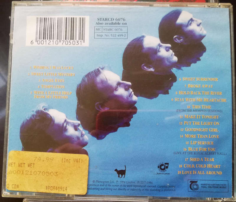 Wet Wet Wet. End of Part One. CD.