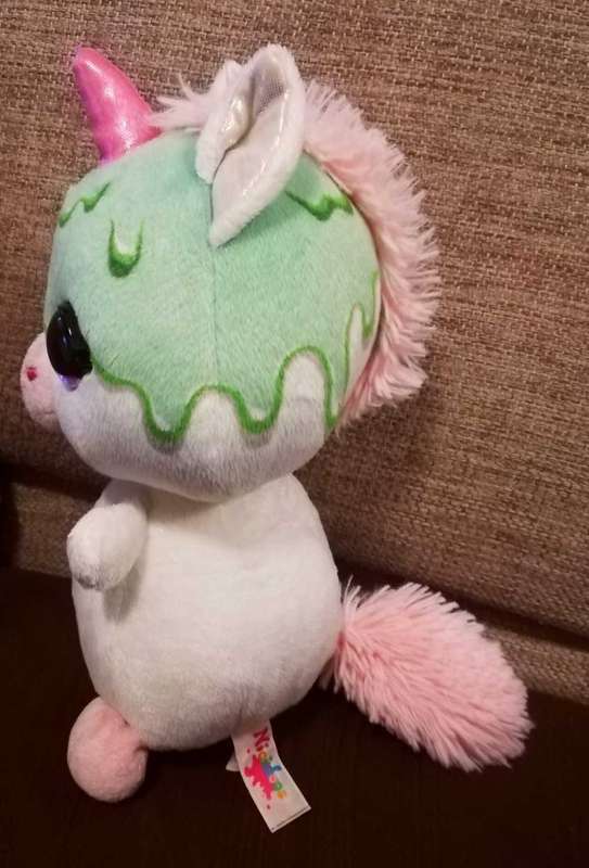 NICI Sirup Guzz Unicorn. Plush Classic Bean Bag Soft Toy. 28cm.