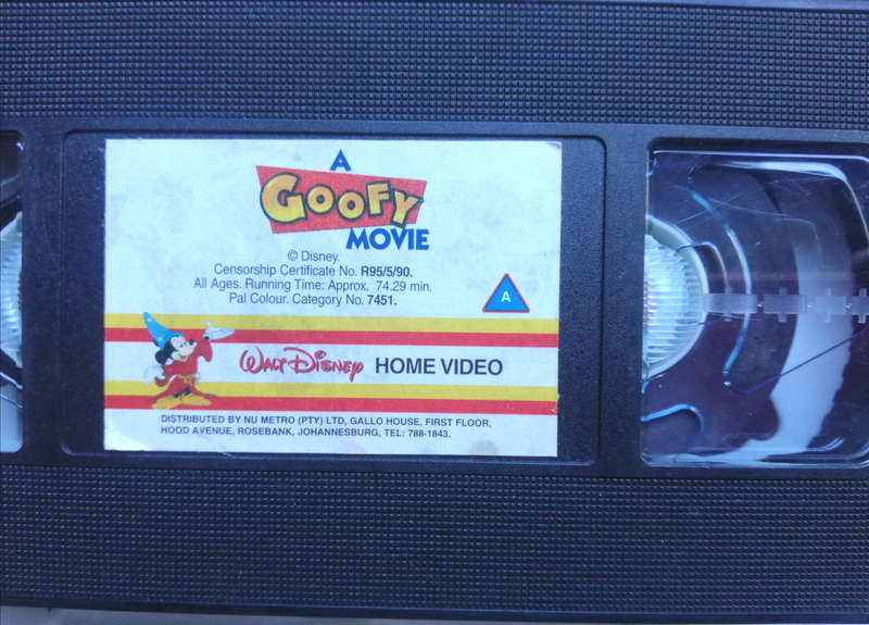 Walt Disney presents -  A Goofy Movie. VHS.