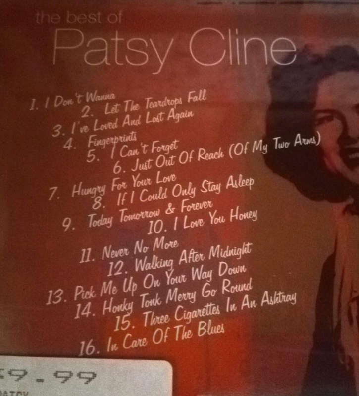 The Best of Patsy Cline. CD. Her Greatest Hits!