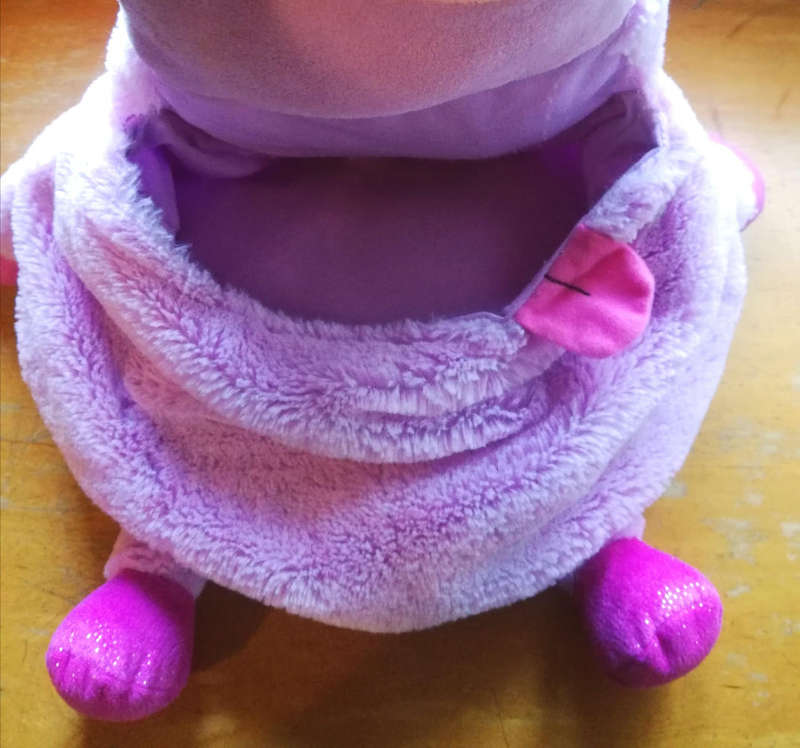 Tummy Stuffers! A Unicorn Plush Purple Storage Toy. Hours of Fun!
