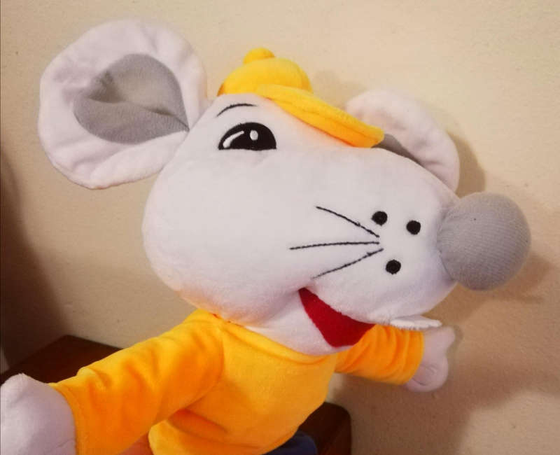 Stuart Little extra plush, adorable Elmex soft toy. 32cm.