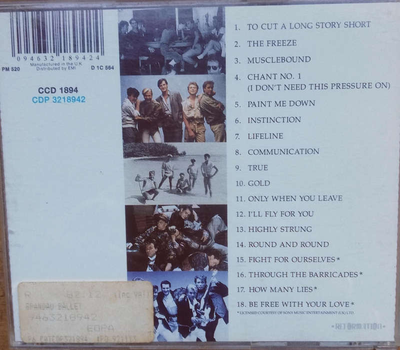 Spandau Ballet - CD - Best of (18 tracks, 1991). CD. Special price!