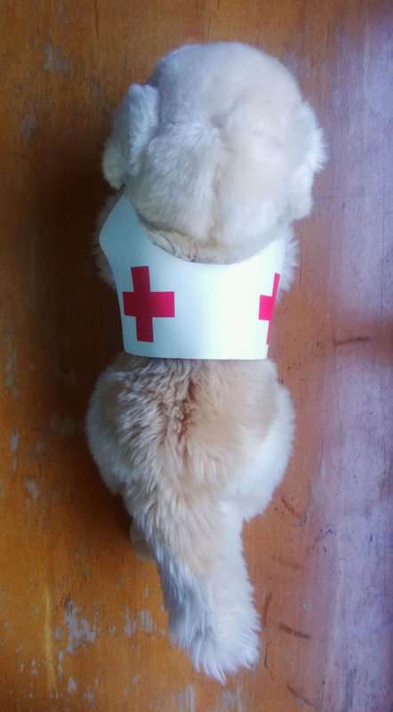 Barkley the Medic Labrador Soft Toy. An Awsome Leosco plush toy!