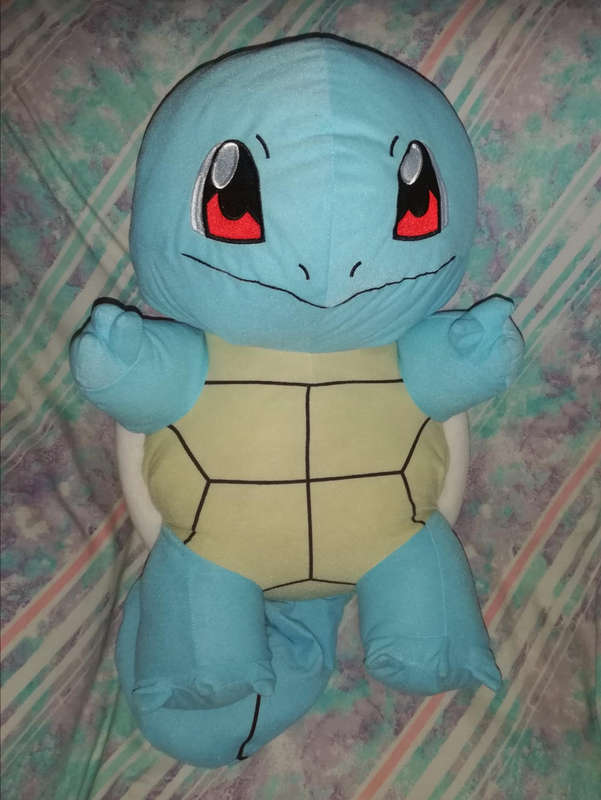 Squirtle known as a Zenigame in Japan. A Water-type Turtle Pokemon. A Large plush toy. 50cm.