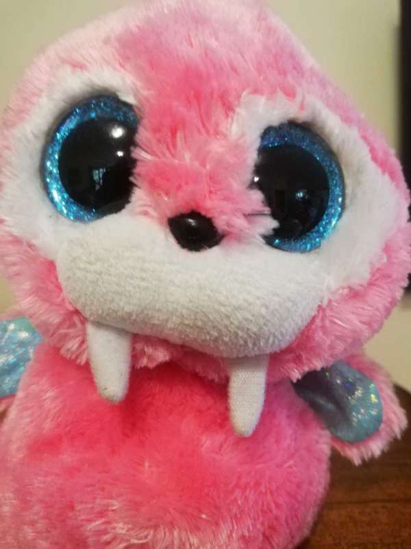 RARE Beanie Boo Plush - TY Tusk the Walrus. Soft Toy. 18cm
