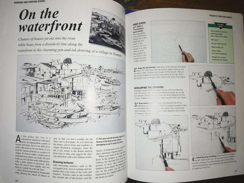 Essential Techniques Drawing & Painting. 200 Techniques and Step-By-Step Projects.