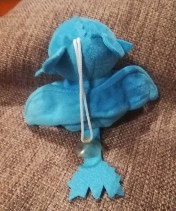 Toothless From How To Train Your Dragon. Soft Blue Plush Toy. 12cm.