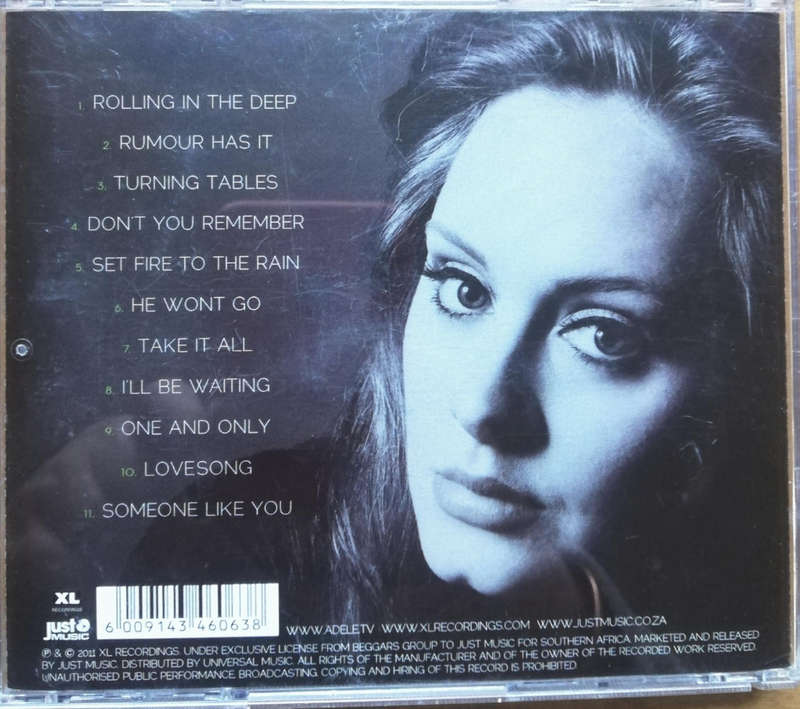 Adele - 21. CD.