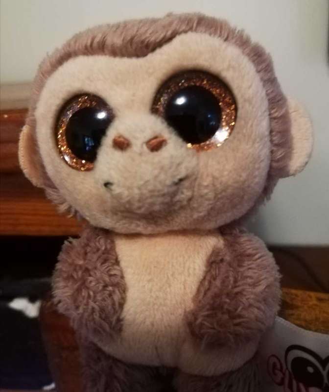 NICI Glubschis Plush Club.  Cutest little Monkey keyholder!  11cm.