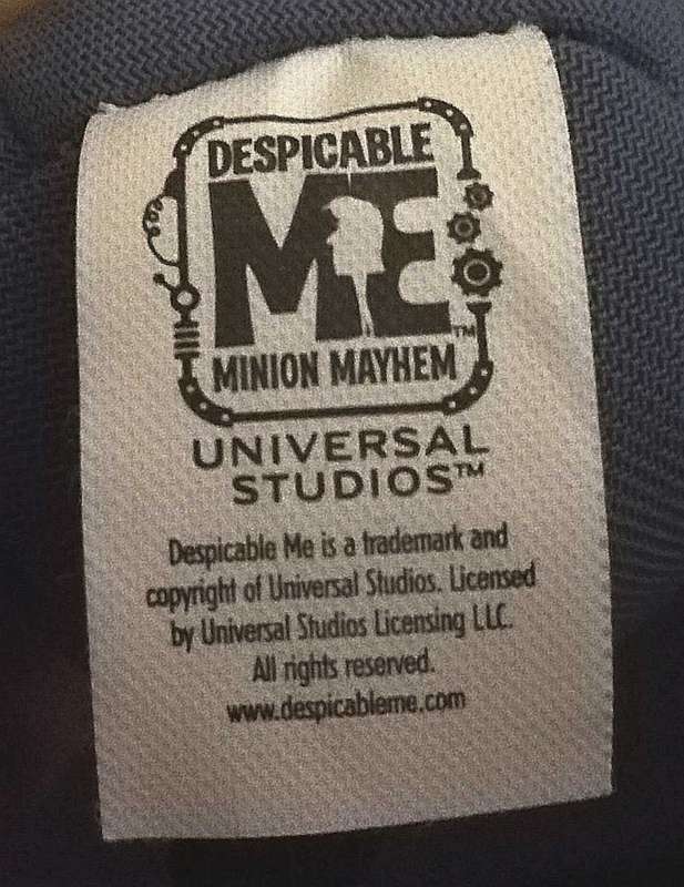 Despicable Me.  Small Pocket Size Minion. Plush Buddy!  9cm.