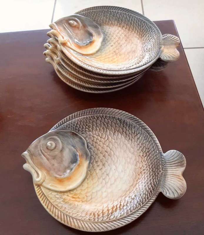 Beautiful, 1960 Vintage Fish Tureen Set for sale!