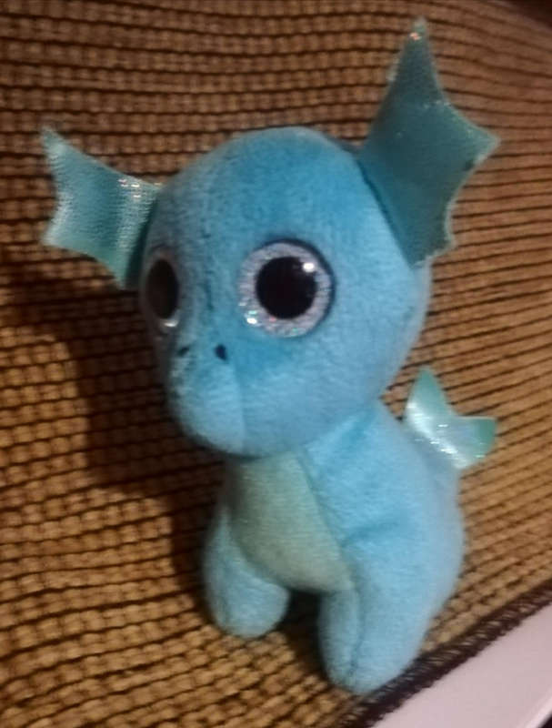 TY Beanie Boo Neptune Blue Seahorse. McDonald's 2020. Collectable Happy Meal Toy. 11cm.