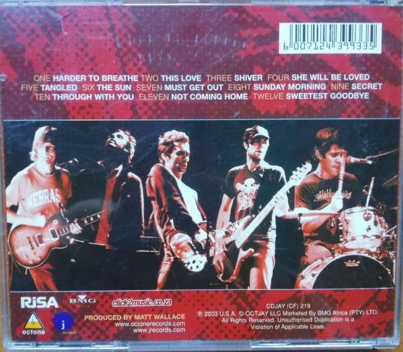 Maroon 5. Songs About Jane. CD.