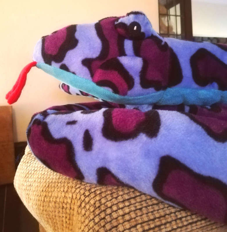 Sneaky the Snake! A "scary" plush toy! 1.6m!