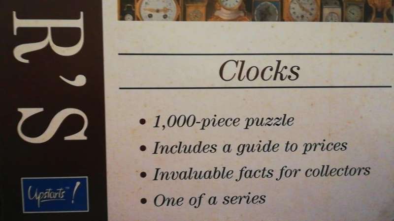 Miller's Antiques Jigsaw Puzzle - Clocks. 1000 piece puzzle.