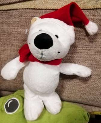 Polar Bear Kinder Surprise -  Ferrero Soft Toy Animal Limited Edition. 26cm.