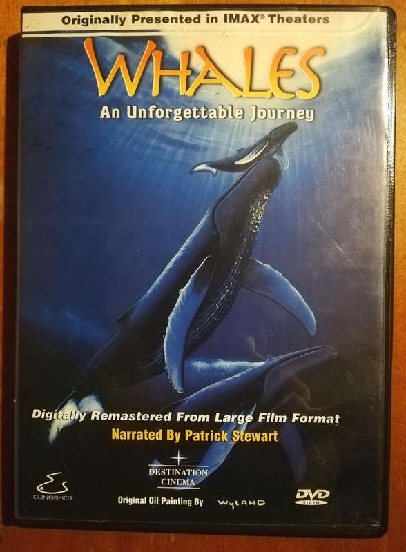Whales. An Unforgettable Journey. DVD. As Seen In Imax Theaters.