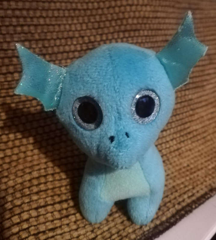 TY Beanie Boo Neptune Blue Seahorse. McDonald's 2020. Collectable Happy Meal Toy. 11cm.