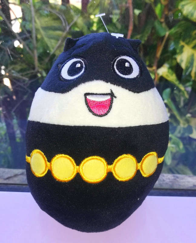Catwoman DC Super Heroes Egg Plush Soft Toy. 15cm.