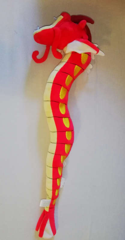 Rare Shiny Gyarados soft toy, a plush Pokemon. 60cm.