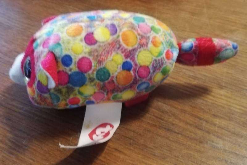 McDonald's Beanie Boos Teeny TY's. Stackable Happy Meal Toy 2019. Rugger the Red Raccoon. 13cm.