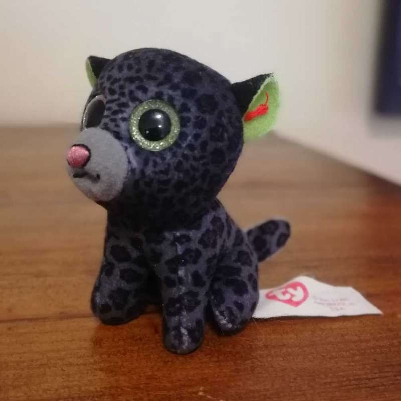 TY Teeny Beanie Boos 2021. Dotson The Black Jaguar Made For McDonalds Happy Meal. 10cm.
