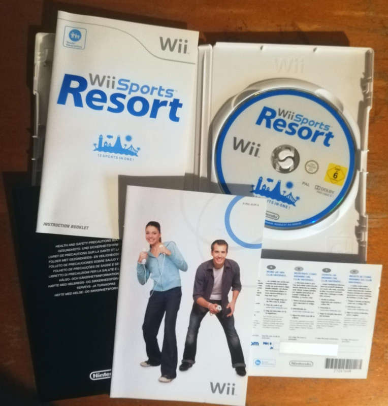 Nintendo Wii. Sports Resort (Normal DVD Case) Video Game. 12 Sports in One!