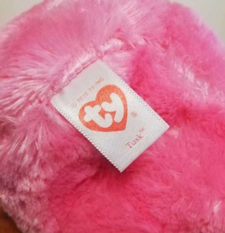 RARE Beanie Boo Plush - TY Tusk the Walrus. Soft Toy. 18cm