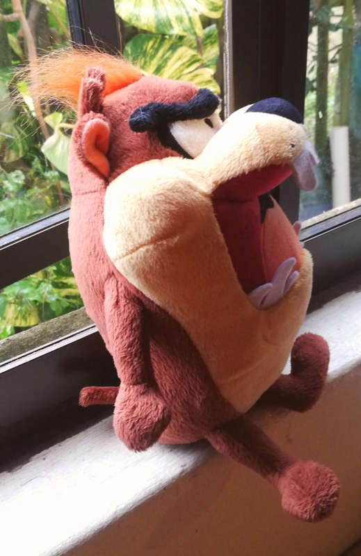 Looney Tunes. Taz Tasmanian Devil. Plush Toy!  28cm.