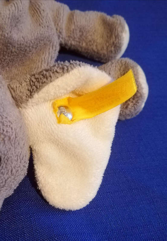 A Collectable Steiff Elephant Called Trampili. Plush Beanie Bag Toy.