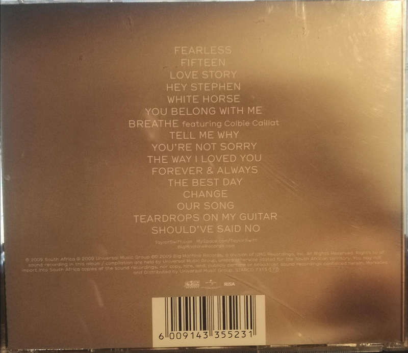 Fearless / Taylor Swift. CD. Special price for Swifties!