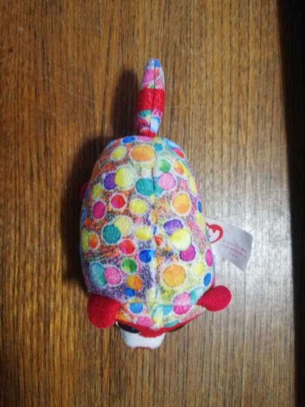 McDonald's Beanie Boos Teeny TY's. Stackable Happy Meal Toy 2019. Rugger the Red Raccoon. 13cm.