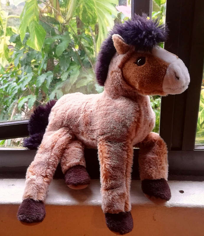 A Collectable Steiff Donkey called Molly. Plush Dangling Toy. 32cm.