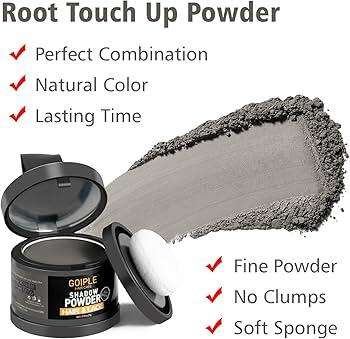 Hair Line Cover Powder  Black | 10g | Covers Thinning Areas & Hair Loss