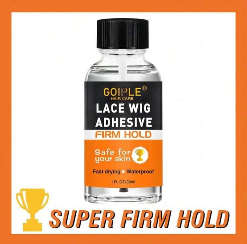 Goiple Lace Wig Adhesive  Strong Hold Glue for Lace & Polyurethane | Dries Clear | 15ml