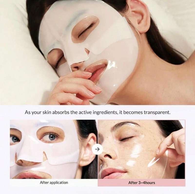Bio-Collagen Real Deep Mask | Hydrating, Pore-Minimizing, Firming & Radiance Boosting, 4 Pcs