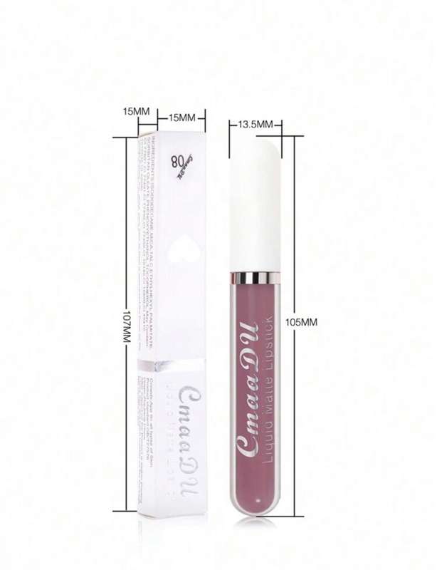 Matte Waterproof Long-Lasting Lip Gloss  Shady Dusty Rose