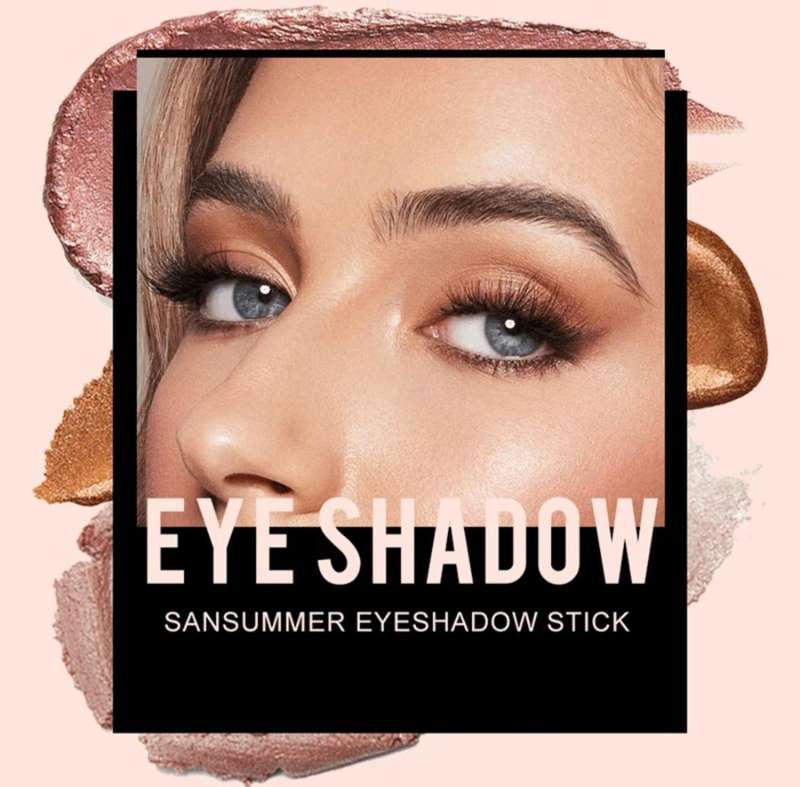 Waterproof Eyeshadow Stick  Light Grey Pink (Matte Shimmer Finish)