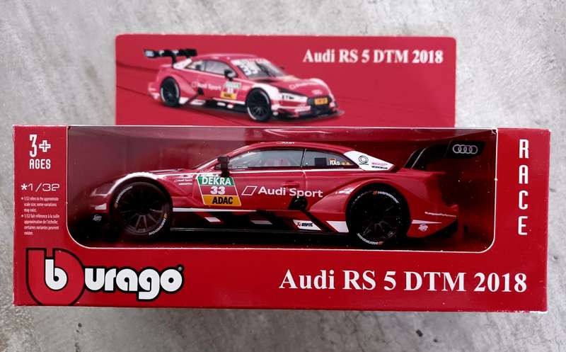 Model - AUDI RS 5 DTM 2018 - Scale 1.43 - Made in France (MOD009)
