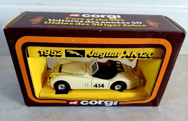 Model - JAGUAR XK120 1952 - Made in Great Britain - Corgi - (MOD006)