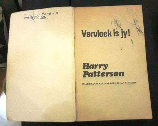 Vervloek is jy - Harry Patterson - vertaling van Brought in Dead