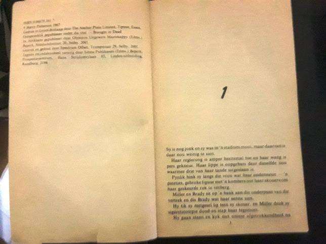 Vervloek is jy - Harry Patterson - vertaling van Brought in Dead