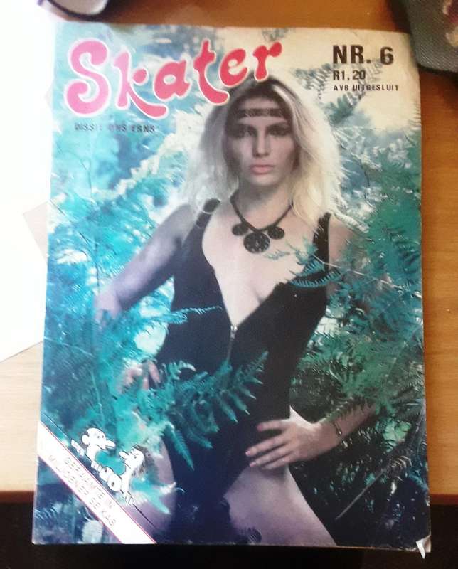 Skater nr 6 - Skaars girlie cartoon mag - daar was net 8 uitgawes