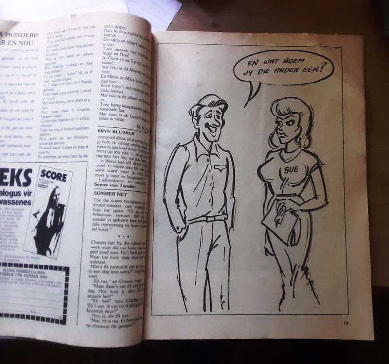 Skater nr 6 - Skaars girlie cartoon mag - daar was net 8 uitgawes
